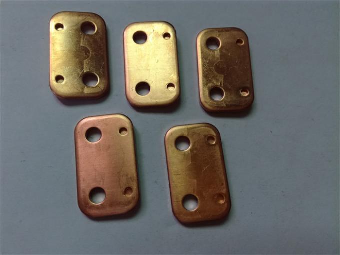 Чистая медь маркирует металл штемпелюя части, плашки металлического листа пробела прогрессивные  2