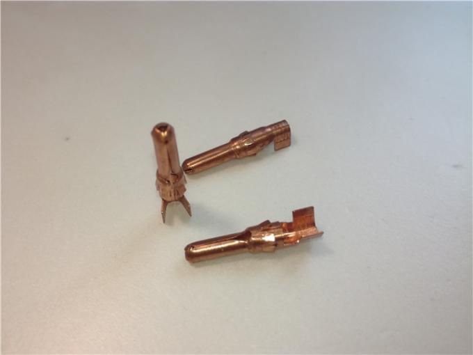 Автоматический электрический соединитель плашек металлического листа запасных частей гнуть латунный женский незапечатанный 0